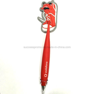 Shoe Design Soft PVC Pen with Vodafone Logo